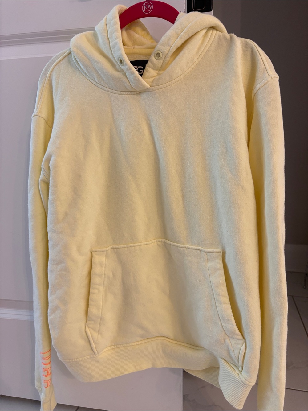 UGG Yellow Hooded Sweatshirt - Picture 1 of 5